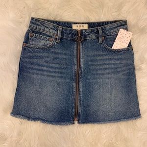 Free People Denim Skirt